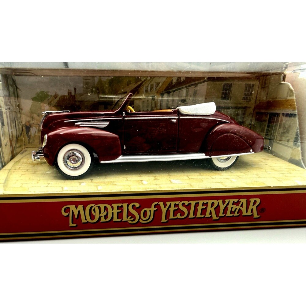 Matchbox Models of Yesteryear, 1938 Lincoln Zephyr , Y-64, 1:43 diecast, NIB